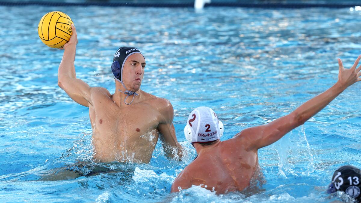 Newport Harbor boys' water polo opens title defense with win over Laguna Beach