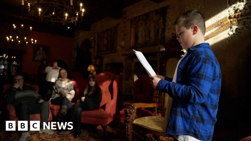 Whickham boy is Langley Castle's youngest tour guide