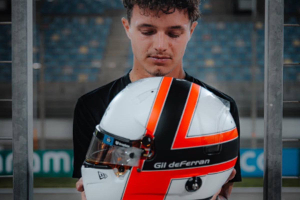 Gil de Ferran: Norris pays tribute to 'dear friend' with signature helmet