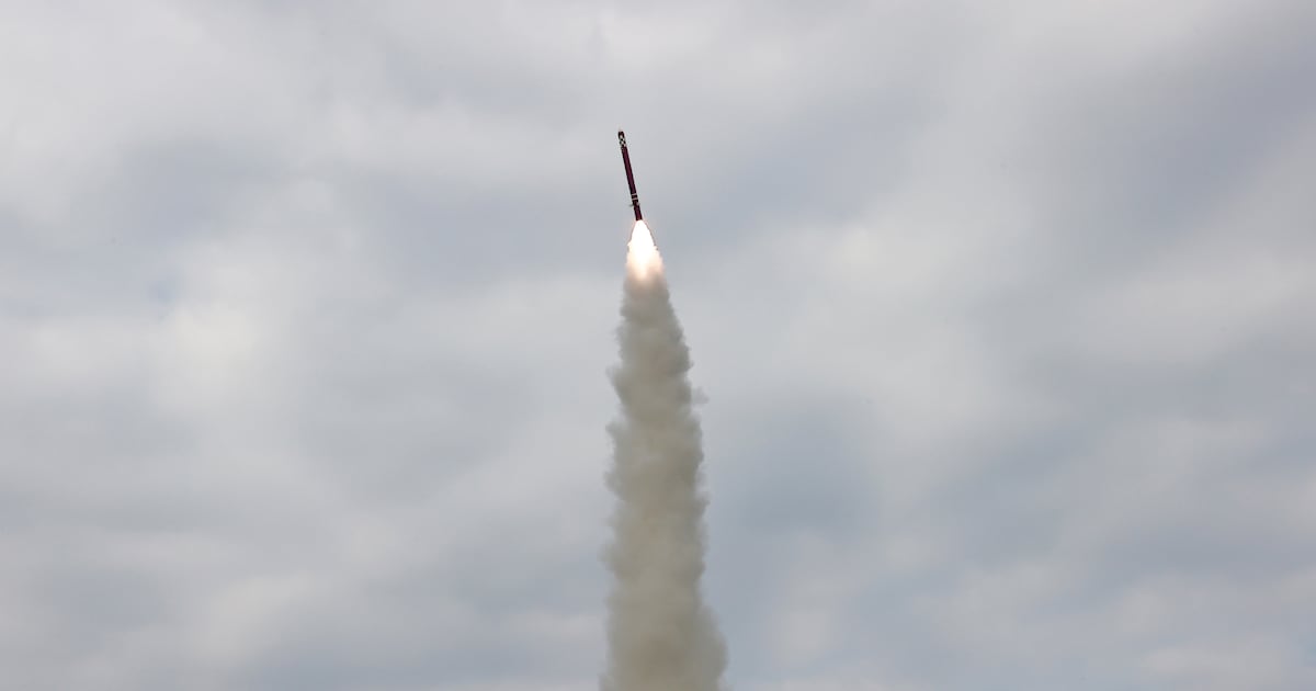 North Korea Tests Cruise Missile Amid Trump Visit