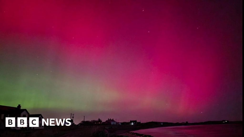 Northern Lights: Aurora borealis shine across Northern Ireland