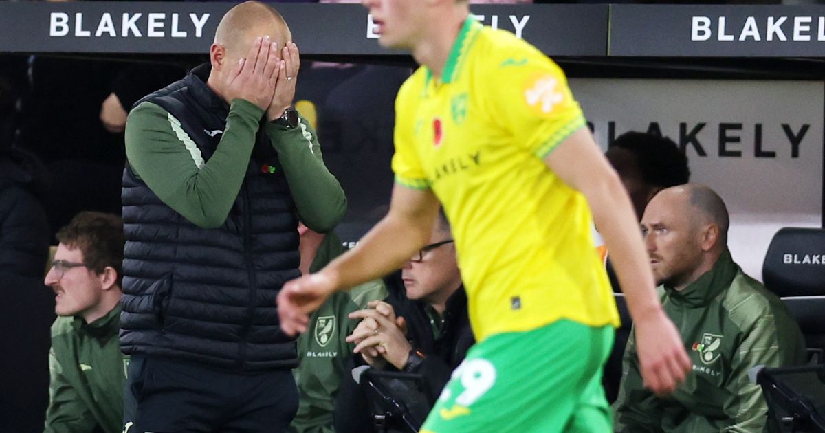 Norwich sack manager after SEVENTH straight home defeat