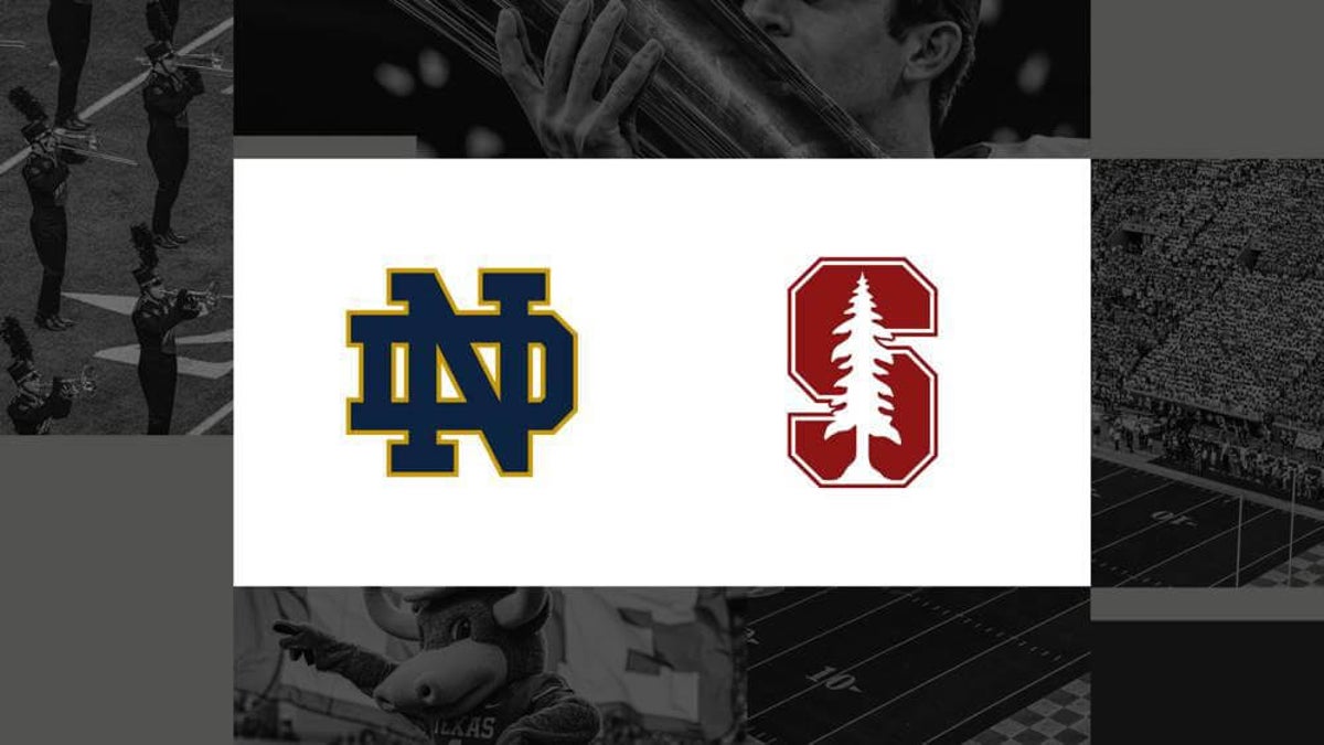 How to watch No. 9 Notre Dame vs. Stanford: TV channel and streaming options for November 29