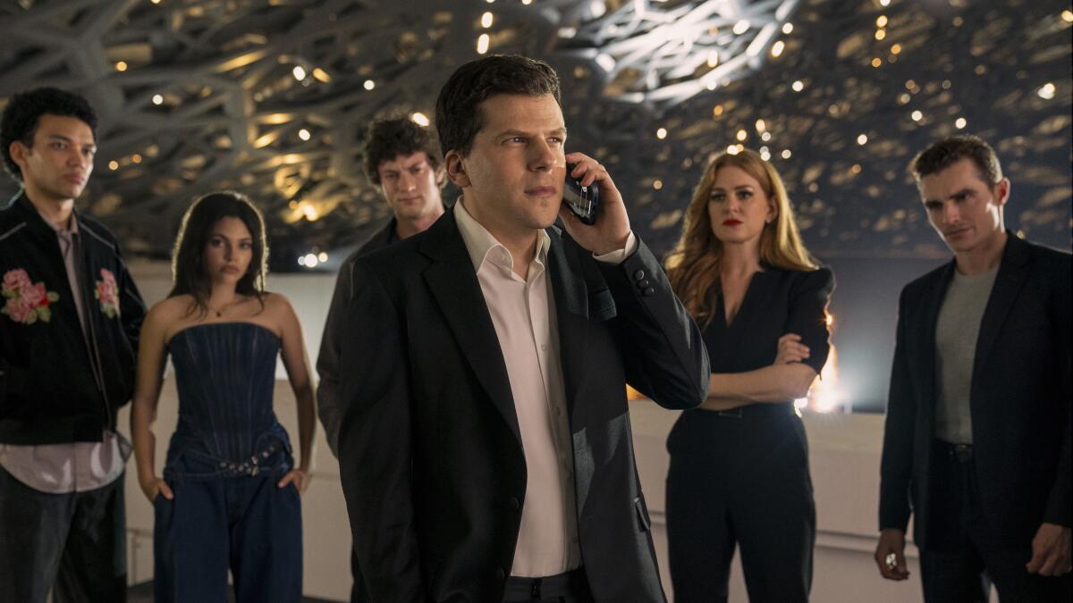 Review: A new 'Now You See Me' isn't magical, but its silliness will keep you distracted