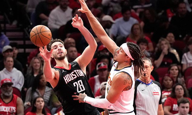 Nuggets forward Aaron Gordon is out indefinitely with a strained...