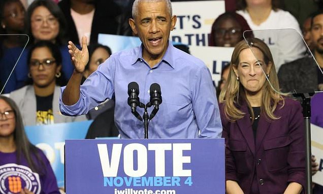 Obama campaigns with US Democrats ahead of key state elections