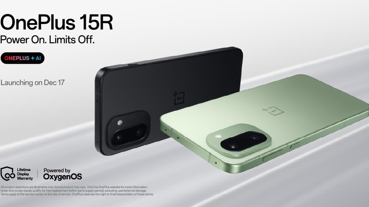 OnePlus 15R to run Snapdragon 8 Gen 5 processor, launches on Dec 17 along with OnePlus Pad Go 2