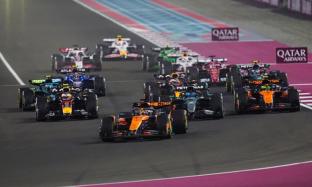 Lando Norris sees lead cut as Oscar Piastri cruises to Qatar sprint...