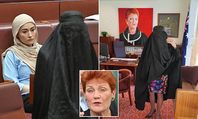 The huge problem with Pauline Hanson's burqa stunt