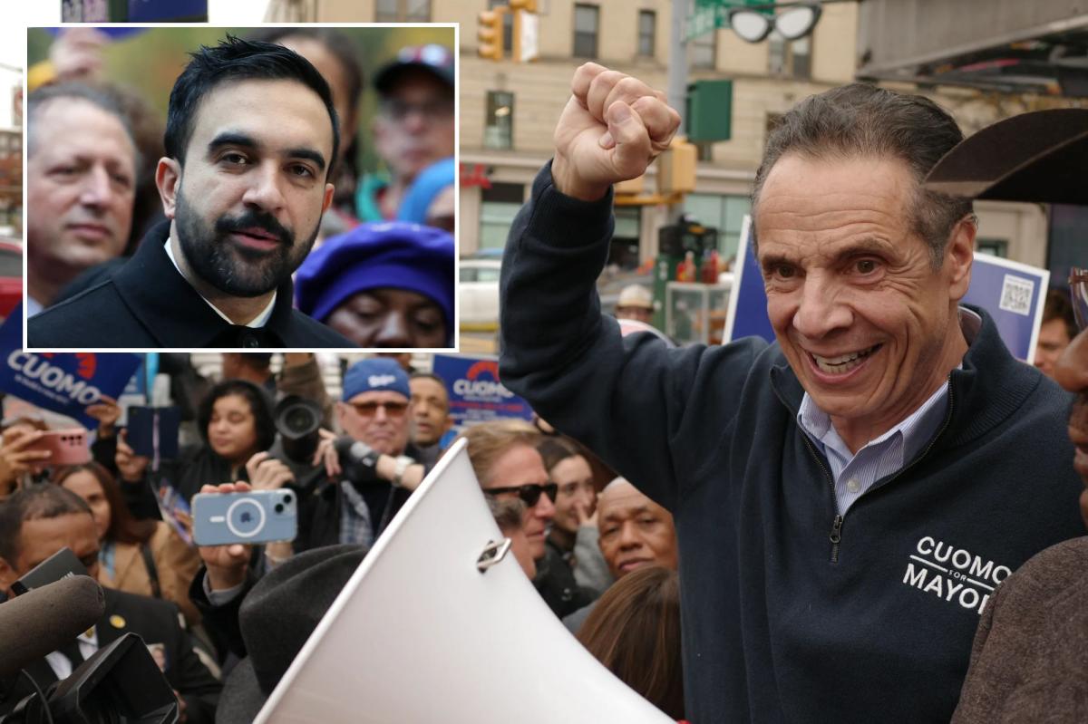 Andrew Cuomo would beat Zohran Mamdani in head-to-head race for NYC...