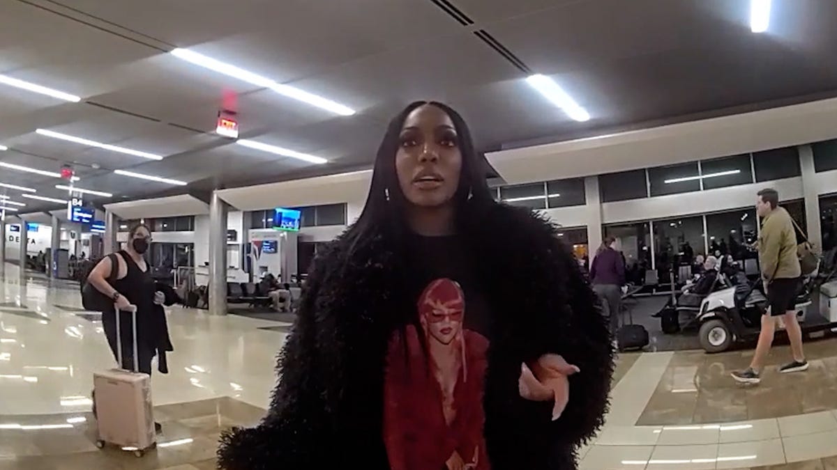 Bodycam shows aftermath of Porsha Williams' alleged flight altercation