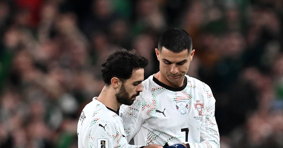 Bernardo Silva and Ruben Dias dragged away as Joao Felix steps in after Ireland humiliation - The Mirror