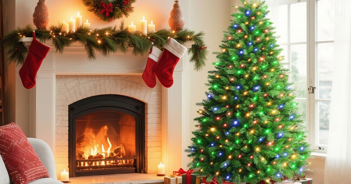 Pre-lit Christmas tree that's 'easy to set up' is under £100 on Amazon