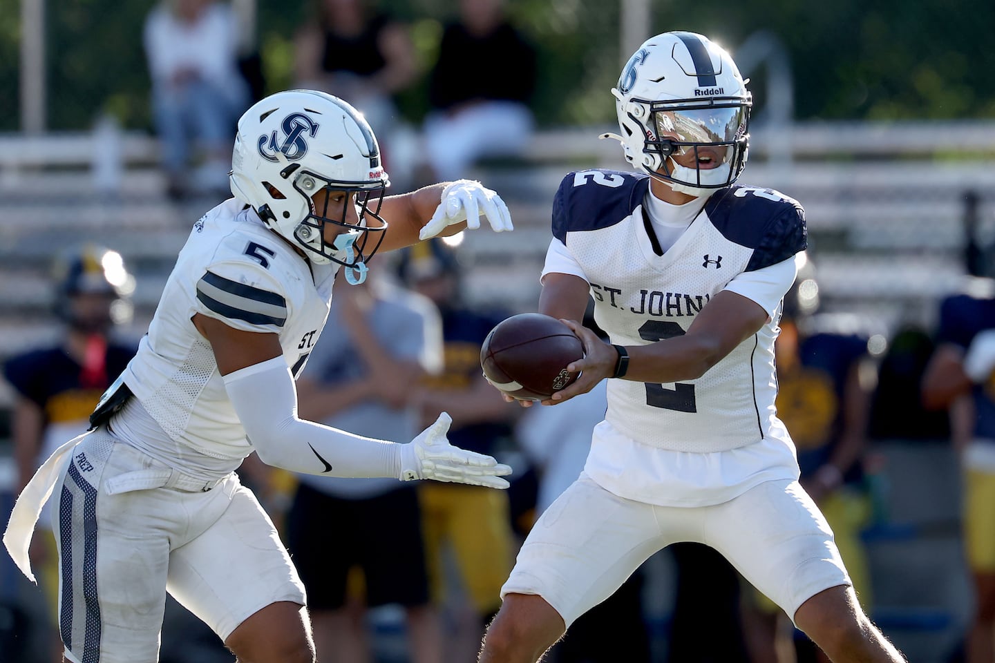 High school football preview: Anticipation builds for No. 1 St. John's Prep vs. No. 3 Catholic Memorial showdown Saturday - The Boston Globe
