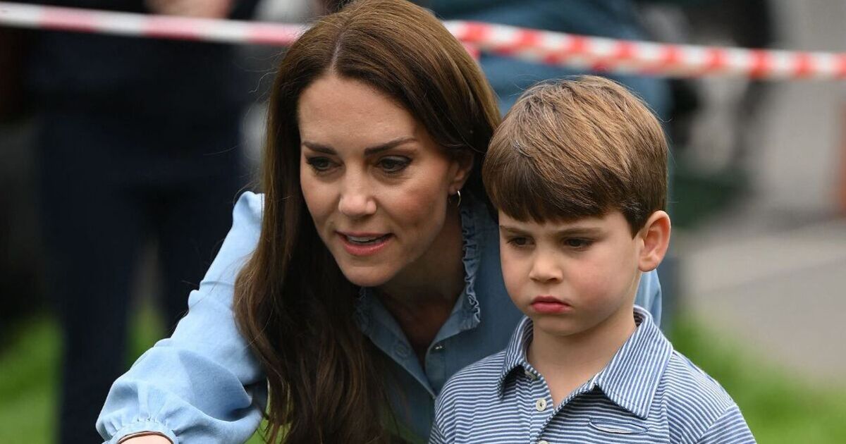 Prince Louis' cheeky six-word demand to Princess Kate on first royal engagement