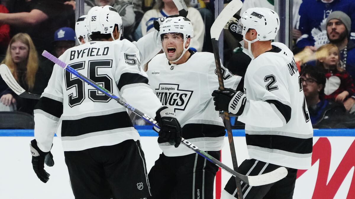 Quinton Byfield scores in overtime to lift Kings over Toronto