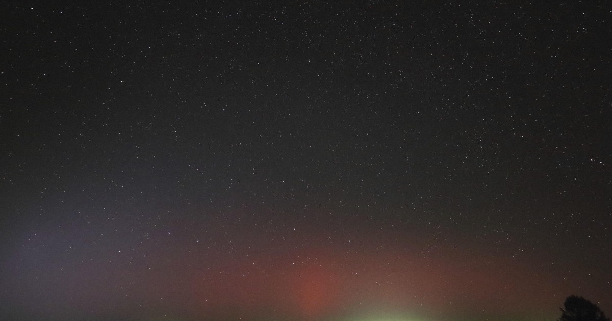 Red auroras observed in Hokkaido as geomagnetic storm hits Earth