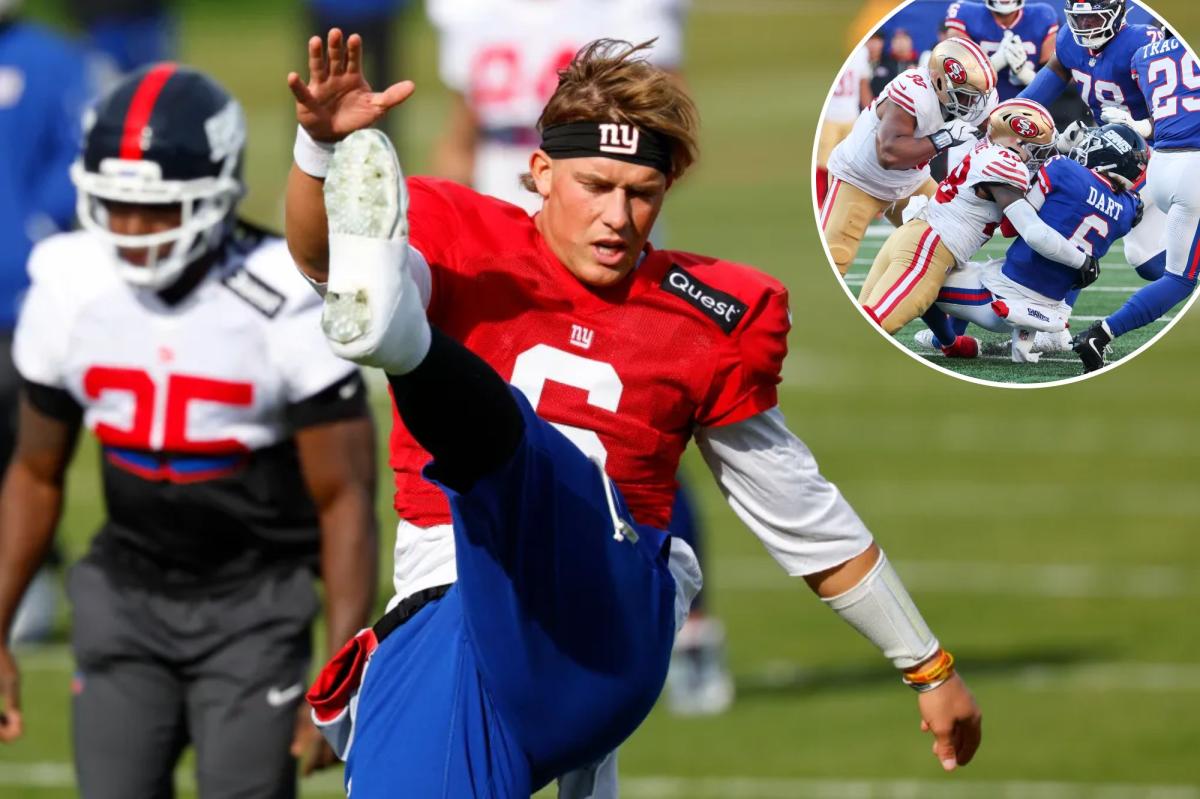 Jaxson Dart remains 'sick about' Giants losing  --  even if it's a...