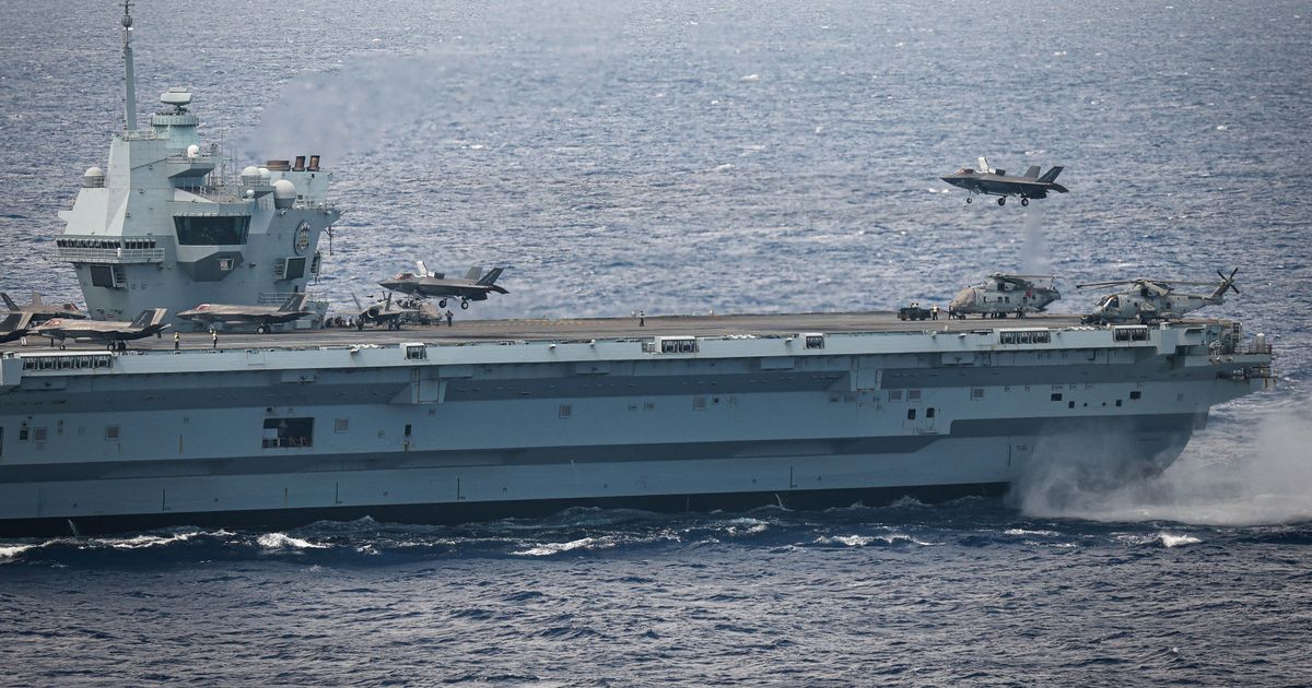 Royal Navy HMS Prince of Wales and F-35 jets placed under NATO command to face Russia - The Mirror