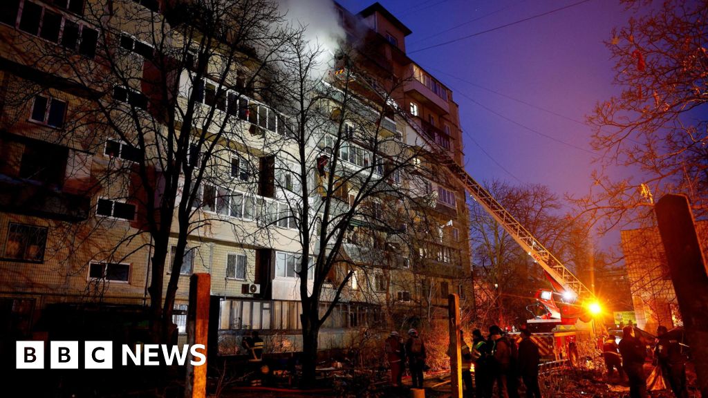 Russia launches massive drone and missile attacks on Kyiv, officials say