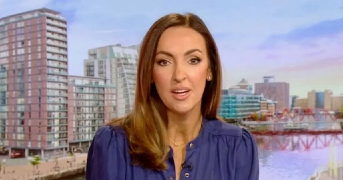 BBC Breakfast's Sally Nugent wows with festive look as she winks at fans