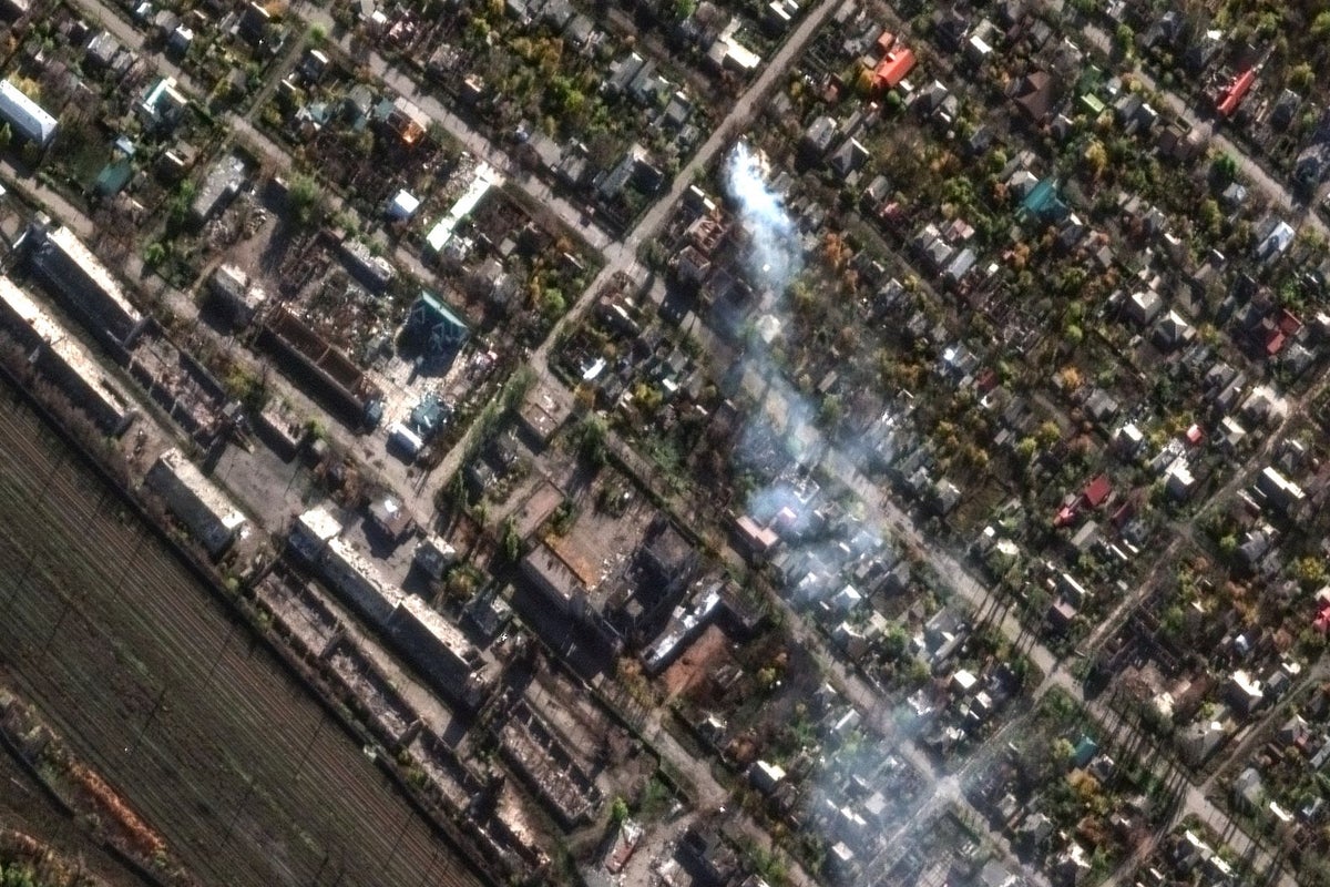 Satellite images show scale of destruction in Pokrovsk as Russia fights for key city