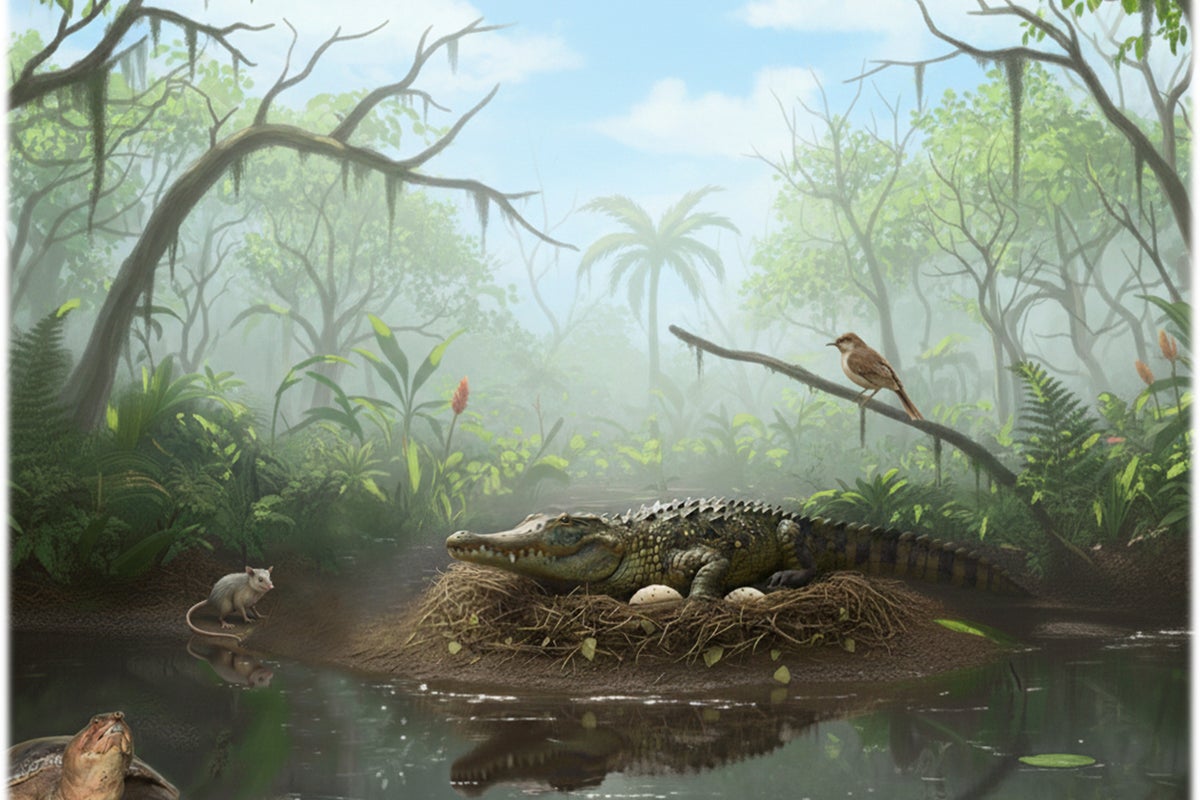 Scientists discover 'bizarre' crocodile species that jumped from trees to hunt