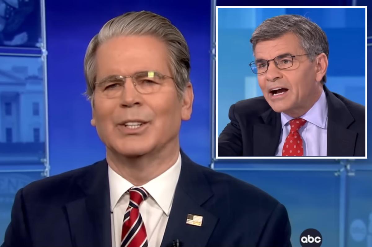 Scott Bessent confronts George Stephanopoulos for labeling GOP...