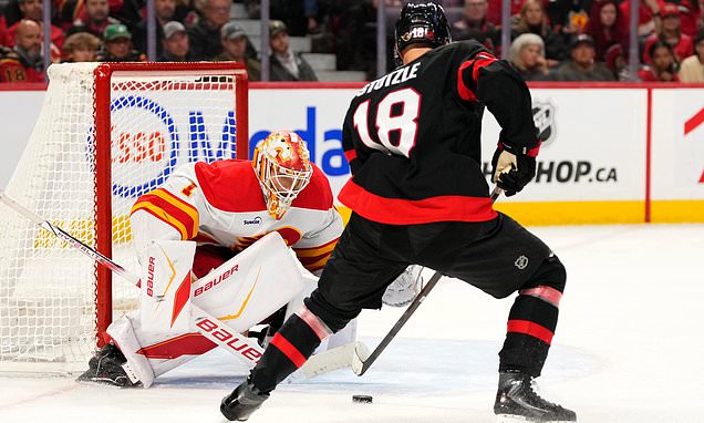 Batherson and Stutzle score in shootout, Senators beat Flames 4-3