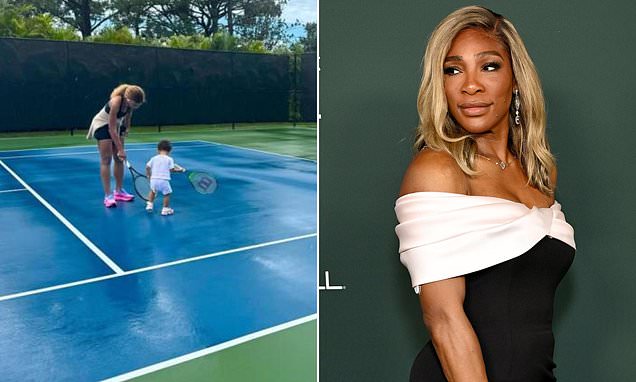 Serena Williams posts rare tennis shots of toddler daughter Adira