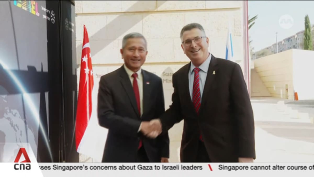 Vivian Balakrishnan expresses Singapore's concerns about Gaza to Israeli leaders