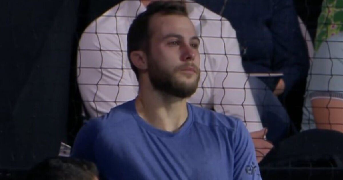 Tennis match stopped and players taken off court after star breaks down in tears