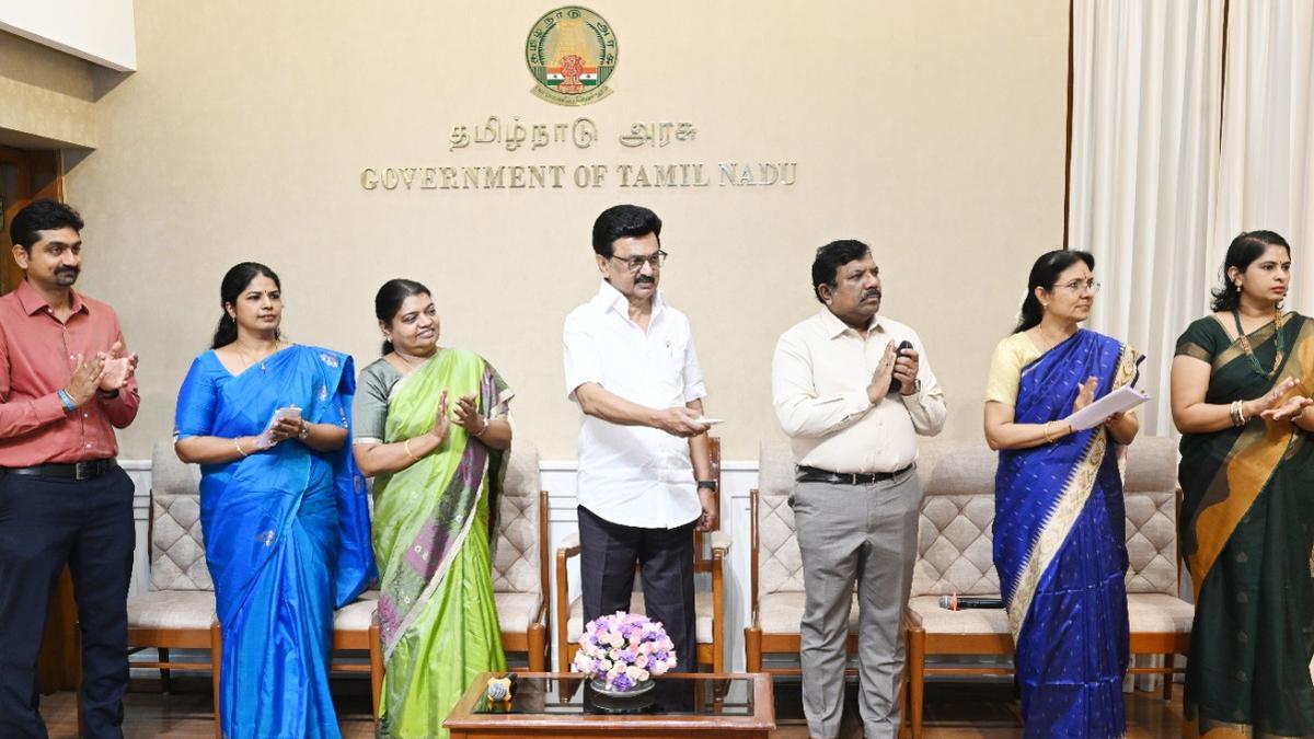 T.N. CM Stalin lays foundation for 12 Thozhi hostels at ₹62.51 crore