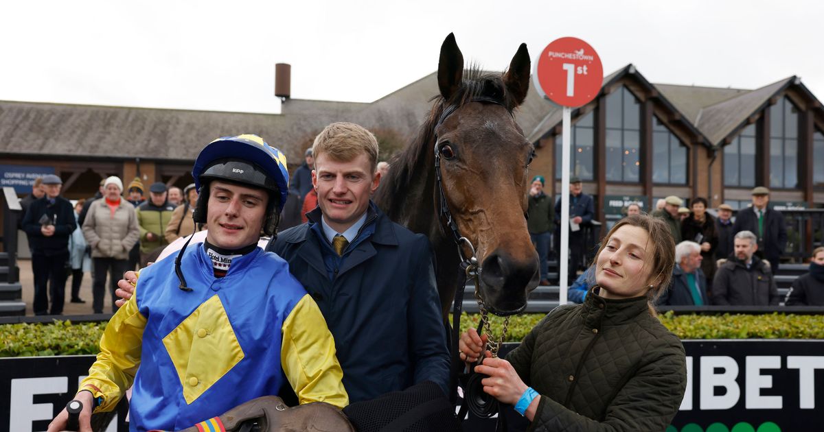 Trainer with just two horses celebrates huge win with jockey brother at Punchestown - The Mirror