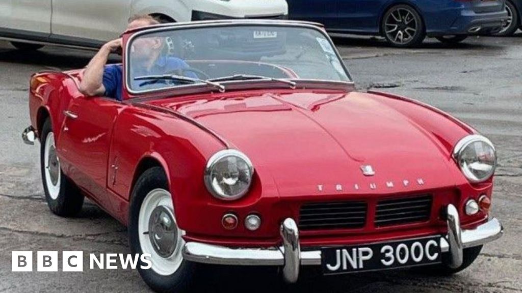 Restored Triumph Spitfire to be sold for Shropshire hospice