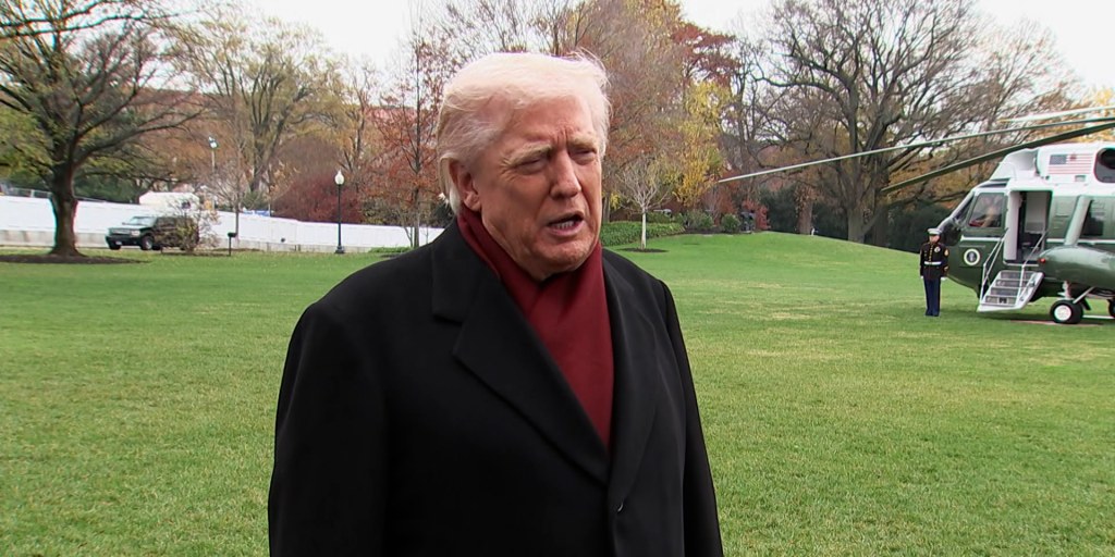 Trump says Rep. Marjorie Taylor Greene a 'nice person' when asked about her shock resignation