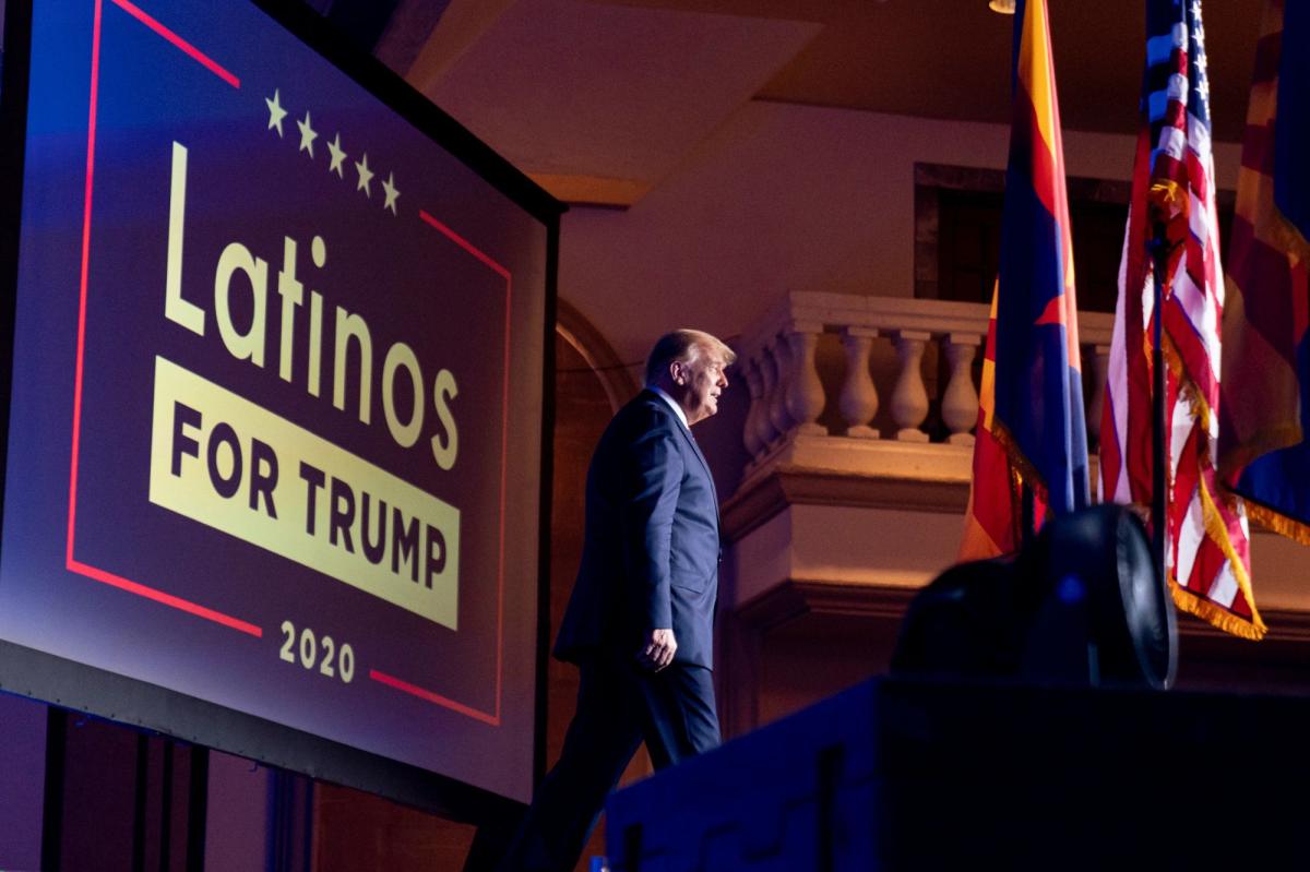 Trump hasn't lost Hispanic voters yet  --  but warning lights are...
