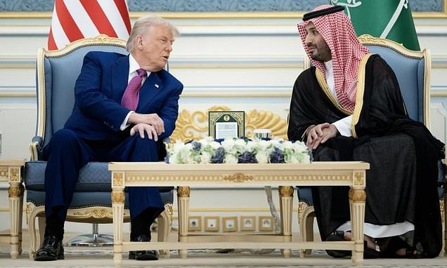 Trump hosts Saudi prince for first time since Khashoggi killing