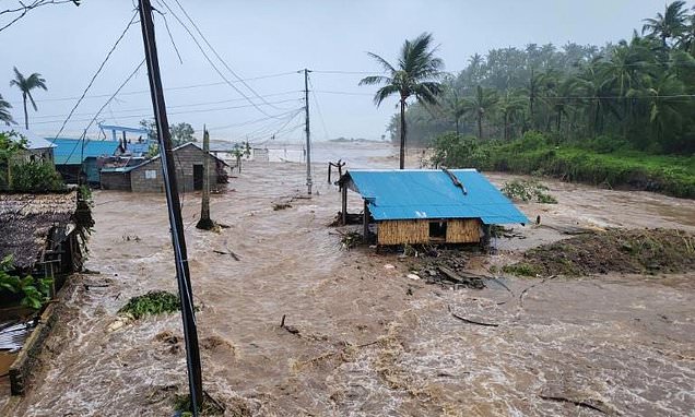 Weakening Typhoon Fung-wong exits Philippines after displacing 1.4...