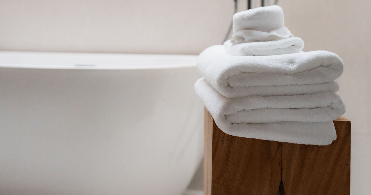 Warning issued to anyone with towels in bathroom