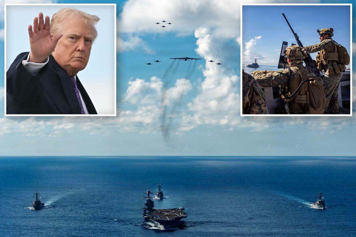 11 US warships and 15,000 troops now in Caribbean amid escalating...