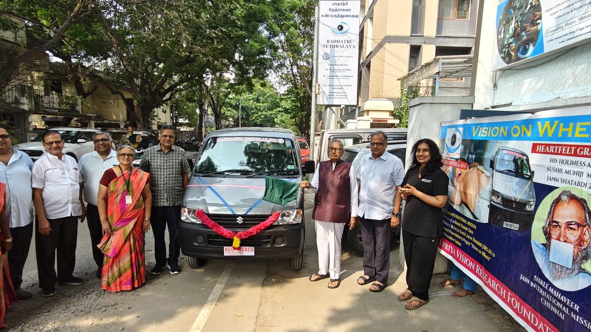 Van donated to eye care hospital