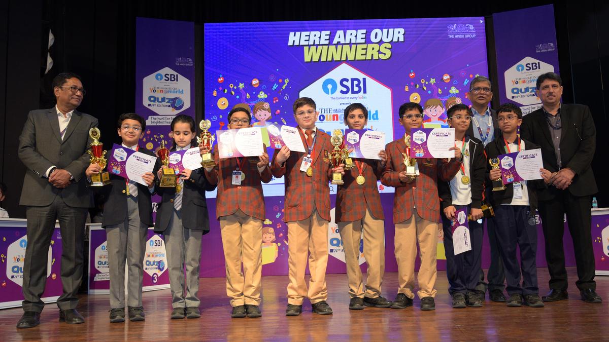 Vidya Bhavan Vidyashram, Cambridge Court World School winners of The Hindu Young World Quiz