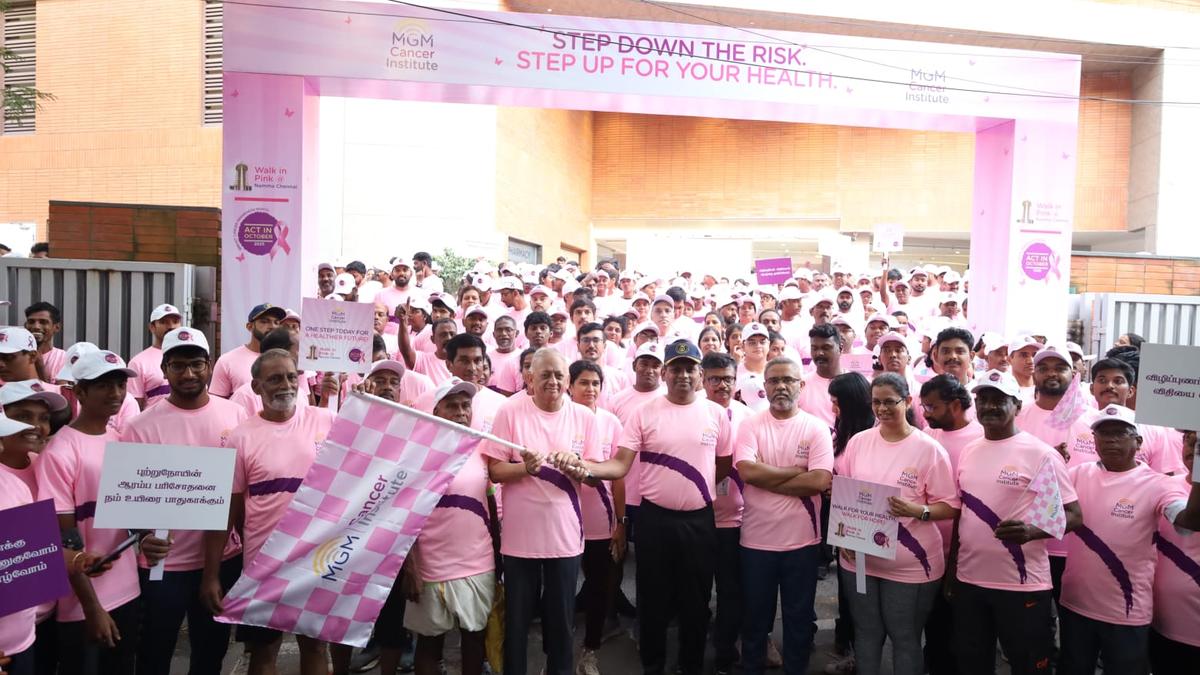 Over 1,000 take part in breast cancer awareness walkathon