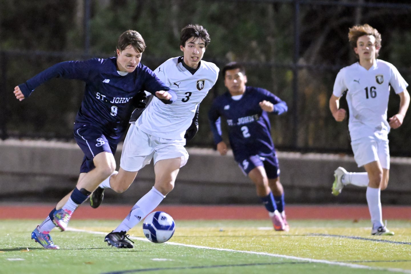 Wednesday's boys' soccer playoff roundup: Secondary scoring? Ryan King steps up for St. John's Prep - The Boston Globe