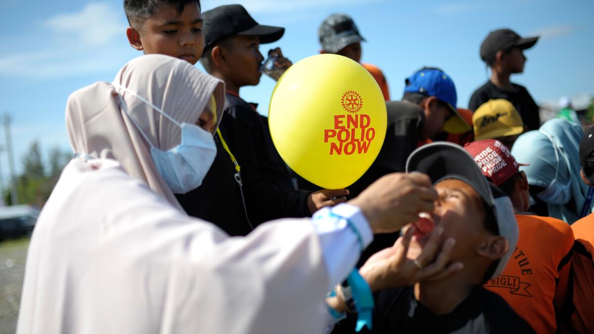 WHO declares end of Indonesia's poliovirus outbreak following years-long vaccination campaign