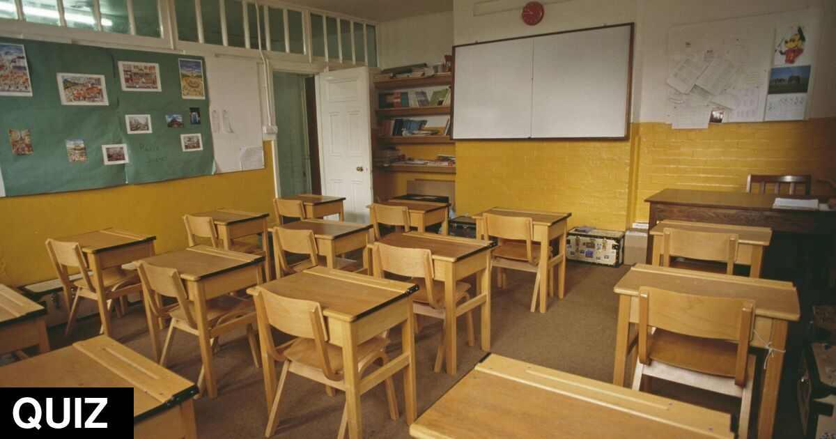 Only 80s pupils can identify all 5 classroom objects