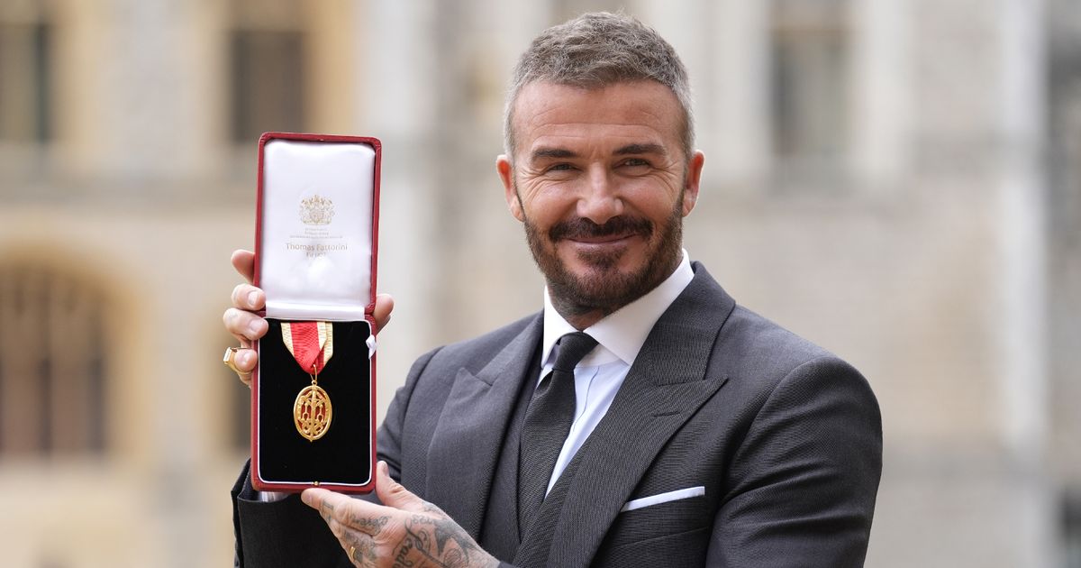 'I congratulated David Beckham on his knighthood - I'm not sure I believe what he told me' - The Mirror