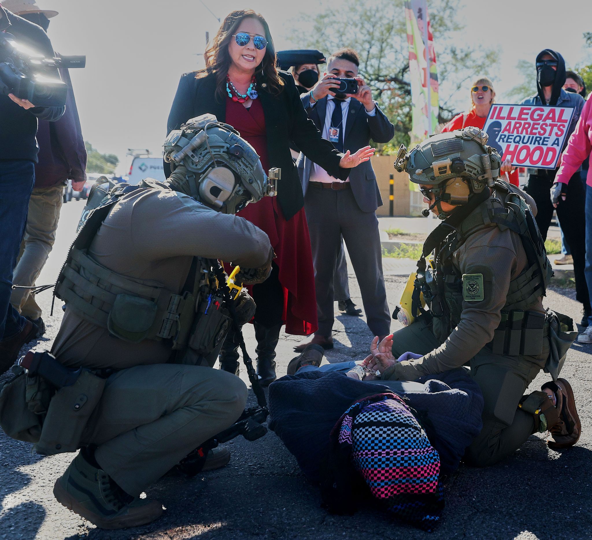 Arizona congresswoman claims she was pepper sprayed during federal operation