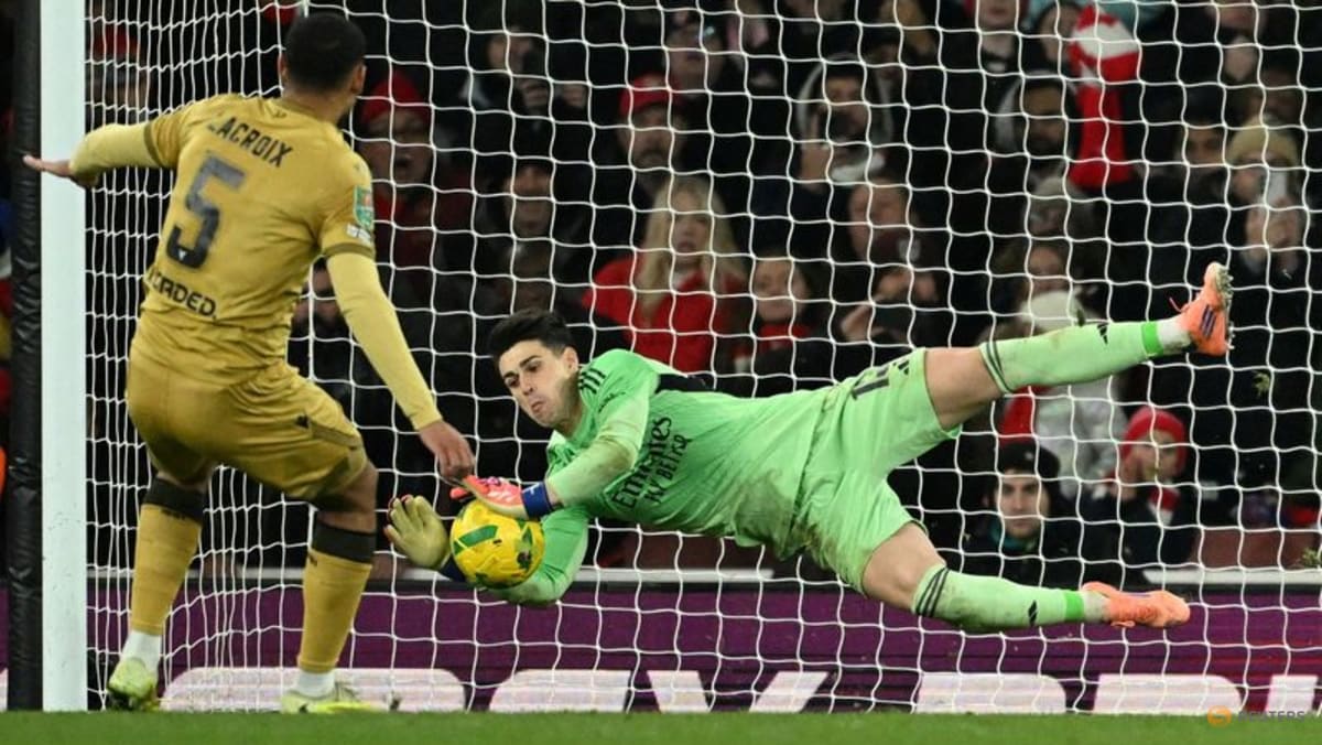 Arsenal edge Palace on penalties to reach League Cup semi-finals